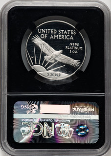 1997-W $100 One-Ounce Platinum Eagle Statue of Liberty NGC PF70 (770462024)