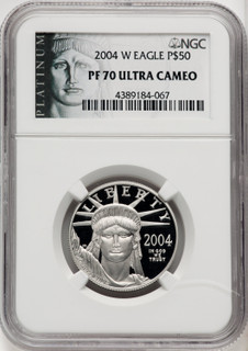 2004-W P$50 Half-Ounce Platinum Eagle NGC PF70 (770462052)