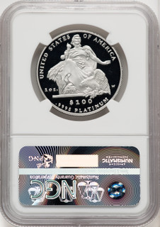 2004-W P$100 One-Ounce American Platinum Eagle Statue of Liberty NGC PF70 (770462053)