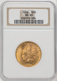 1926 $10 Indian Eagle NGC MS65 (770959001) 1926 $10 Indian Eagle NGC MS65 (770959001)