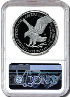 2024-S American Silver Eagle Advanced Releases PF70 NGC Gaudioso