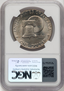 1976-D $1 Type Two Eisenhower Dollar NGC MS67 (769437028)