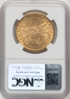 1890-CC $20 Liberty Double Gold Eagle NGC MS61