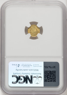1852 Liberty Round 50 Cents BG-401 R.3 California Fractional Gold NGC MS64