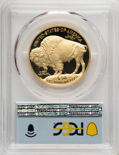 2022-W G$50 Gold Buffalo FDI DCAM FDI Flag PCGS PR70 (770917002)