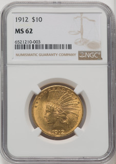 1912 $10 Indian Eagle NGC MS62 (171439117)
