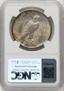 1921 Peace Dollar NGC MS65+