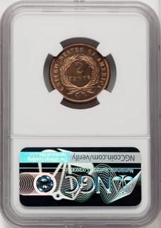 1871 2C RD Proof Two Cent Pieces NGC PR66