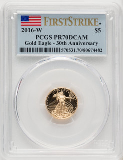 2016-W Gold American Eagle 4-Coin Set PCGS PR70