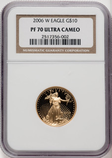 2006-W $10 Quarter-Ounce Gold Eagle NGC PF70 (506711019)