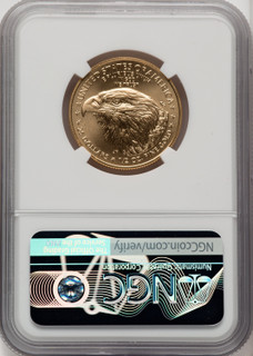 2021 $25 Half-Ounce Gold Eagle Type Two First Day of Issue NGC MS70 (506513007)