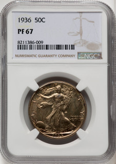1936 50C Proof Walking Liberty Half Dollar NGC PR67 (771085019)