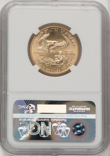 2004 $25 Half-Ounce Gold Eagle Brown Label NGC MS70 (772027019)