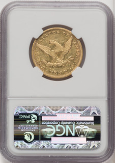 1850 $10 Large Date Liberty Eagle NGC XF45