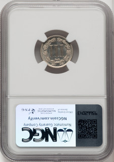 1886 3CN Proof Three Cent Nickel NGC PR67+