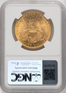 1907-D $20 Liberty Double Eagle NGC MS65+ (772138047)