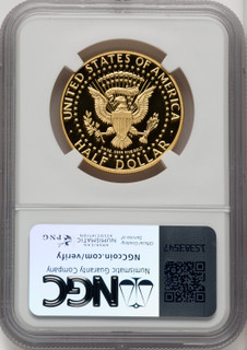 2014-W 50C Kennedy Gold 50th Anniversary Proof Half Dollar NGC PR70