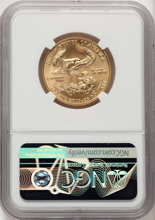 2006-W $25 Half-Ounce Gold Eagle Burnished NGC MS70 Cabral Signed
