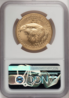 2021 One-Ounce Gold Eagle Type Two First Strike NGC MS70 Jennie Norris