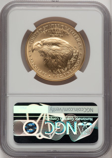 2023-W One-Ounce Gold Eagle Burnished First Strike NGC MS70 Jennie Norris