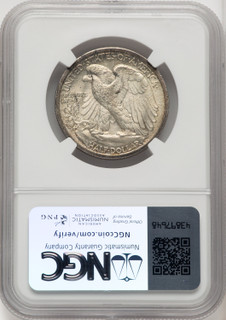 1917-S 50C OBVERSE Walking Liberty Half Dollar NGC MS65