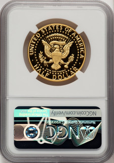 2014-W 50C Kennedy Gold 50th Anniversary Proof Kennedy Half Dollar NGC PR70 (773265001)