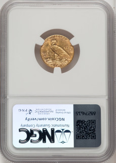 1914-D $2.50 Indian Quarter Eagle NGC MS62 (772356015)