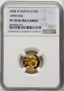 2008-W Gold American Buffalo 4-Coin Set NGC PF70 (506907001)