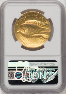 1907 $20 Wire Rim High Relief Double Eagle Details NGC XF40