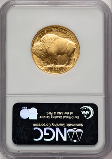 2008-W 1/2 oz Burnished Gold Buffalo ER NGC MS70