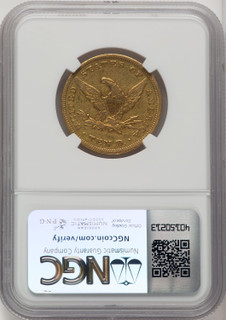 1850 $10 Large Date Liberty Eagle NGC XF45 (177185158)