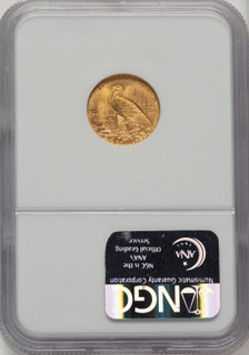 1911 $2.50 Indian Quarter Eagle NGC MS65