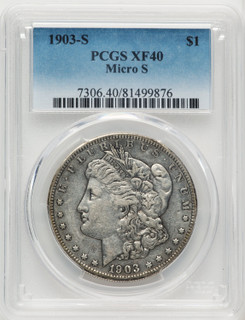 1903-S Micro S Morgan Dollar PCGS XF40