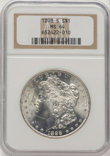 1898-S Morgan Dollar NGC MS64