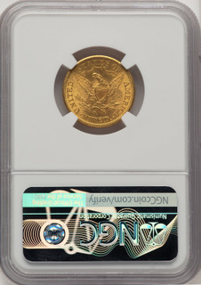 1901-S $5 Brown Label Liberty Half Eagle NGC MS65 (773428002)