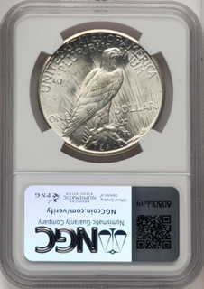 1928 Peace Dollar NGC MS62