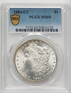 1884-CC Morgan Dollar PCGS MS65 (520442030)