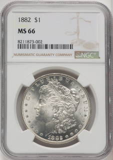 1882 Morgan Dollar NGC MS66 (506677003) 1882 Morgan Dollar NGC MS66 (506677003)