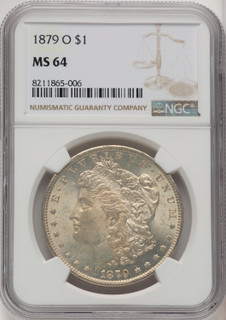 1879-O Morgan Dollar NGC MS64 (771120170)