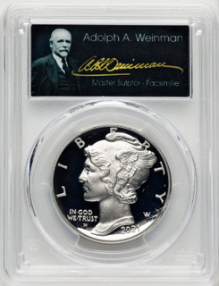 2021-W Palladium Eagle 1 oz PCGS PR70 Weinman