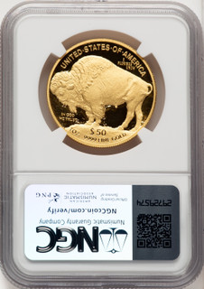 2009-W 1 oz Gold Buffalo Mike Castle NGC PF70