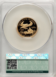 2011-W $10 Quarter-Ounce Gold Eagle Brown Label CACG PR70