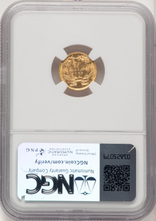 1885 G$1 Gold Dollar NGC MS66 (506965004)