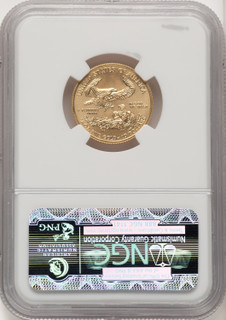 2015 $10 Quarter-Ounce Gold Eagle ER Blue NGC MS70