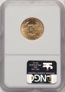 2004 $10 Quarter-Ounce Gold Eagle Brown Label NGC MS70 (520625026)