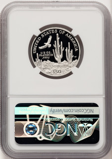 1997-W Platinum American Eagle 4-Coin Set NGC PF70 Everhart