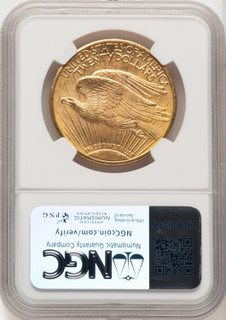 1910 $20 Saint-Gaudens Double Eagle NGC MS65 (774496011)