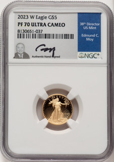 2023-W Gold Eagle 4-Coin Set NGC MS70 Ed Moy
