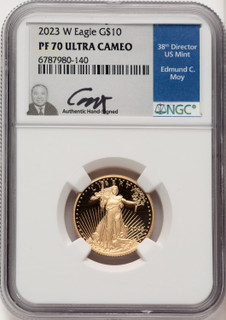 2023-W Gold Eagle 4-Coin Set NGC MS70 Ed Moy
