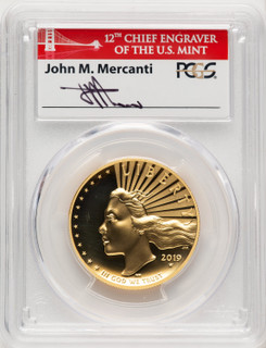 2019-W $100 American Liberty High Relief PCGS SP70 Mercanti